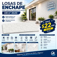 Caja de Losas de Enchape 228m² 20x50 cm - Img 58146977