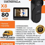 TIMBRE INTELIGENTE CON PANTALLA X8 - Img 55604479