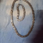 Vendo juego de cadena y manilla original hecha en mexico de acero inoxidable - Img 55512986
