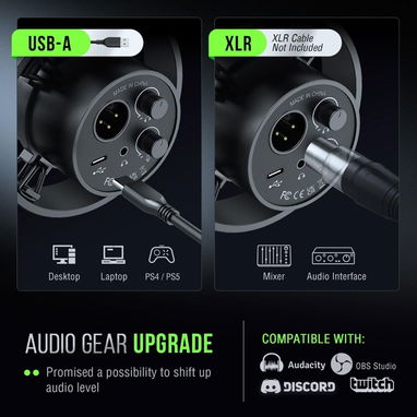 Micrófono con brazo metálico FIFINE K688. Dinámico USB/XLR 🎧🎮🌐 $92.76 - 3/8