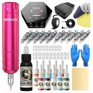 Kit de tatuaje Wormhole - Máquina rotativa, Agujas de cartucho, Bolígrafo para principiantes 🌐 - Img 56986541