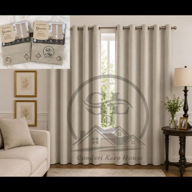 Cortinas tapa sol blackout el juego d dos paños - Img 123877018