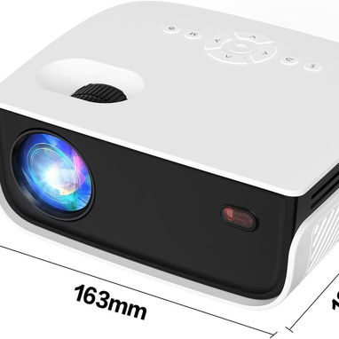 (X) Proyector para exteriores, mini proyector para cine en casa, compatible con 1080P $67.16 - Img 126574563