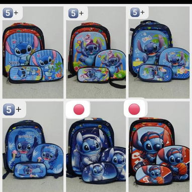 Combos de 3 piezas. Mochilas, merendero térmico y cartuchera - 4/9