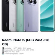 Redmi note 15 6gb RAM 128gb Sellado - Img 57642633
