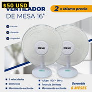 Ventilador de mesa de 16" - Img 55332034