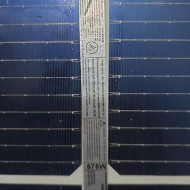 *Panel Solar WAAREE 575W* - 575w - Bifacial - Modelo BIN-08-575 - Doble cristal con marco - Potencia (Pmax) 575.0 W - Img 124162722
