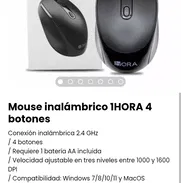 Mouse inalámbrico 1HORA 4 botones. Nuevo - Img 50095048