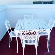 Mesas de 4 sillas para exteriores ofrecemos servicio de entregas gratis en toda la Habana - Img 45580391