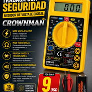‼️MEDIDOR DE VOLTAJE DIGITAL CROWNMAN‼️ - Img 55517208