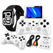 Set Hot - 5, Consola de Juegos Retro S10 con Smartwatch AMOLED - 520 Juegos, 1 Control y Conexión a TV 🕹️ 520 juegos - Img 57755865