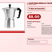 CAFETERA MOKA 6 TAZAS . - Img 57556101