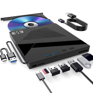 Unidad óptica externa multifunción 7 en 1 USB 3.0 / Tipo-C - Img 108233212