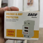 Protector digital de voltaje y amperaje 120V 63A. Protector de línea 110V 63A. - Img 56948266
