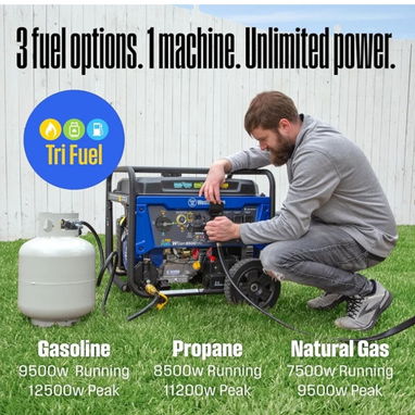 Westinghouse - Generador 12 500 watts Tri Fuel*Online - 8/10