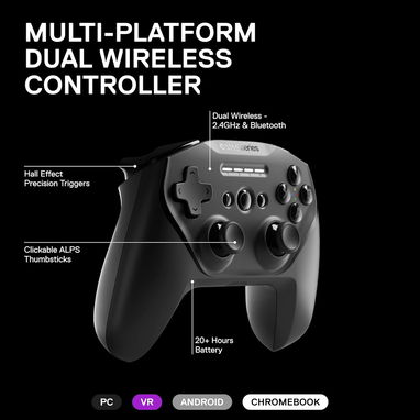 🎮 CONTROL STEELSERIES STRATUS DUO INALÁMBRICO PARA ANDROID, WINDOWS Y VR – ENVÍO DISPONIBLE HABANA + GARANTIA 7 DIAS - Img 105571099