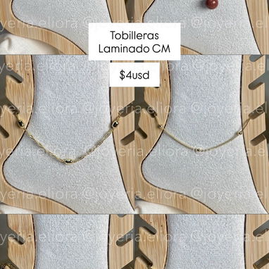 Somos joyeria.eliora Tobilleras laminadas - 4/4