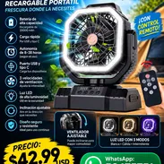 💨 **VENTILADOR RECARGABLE F10 — SOLO 42.99 USD** 💵 - Img 57565742