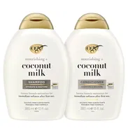 OGX Coconut Milk champú y acondicionador sin sal para cabello seco maltratado o sin brillo - Img 55673757