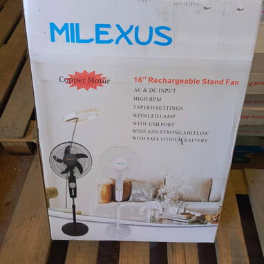 Ventilador Recargable de Pedestal Milexus Batería Litihum duración 8 horas en 85 USD Transporte incluido - Img 105666302