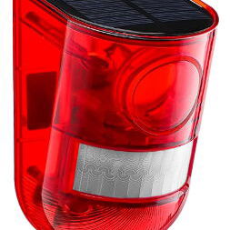 ALARMA SOLAR CON SENSOR DE MOVIMIENTO, SIRENA Y LUZ DE AVISO (NO REQUIERE ELECTRICIDAD) - 2/9