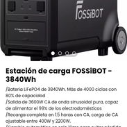 Estación de carga FOSSiBOT - 3840Wh. Nueva - Img 51708962