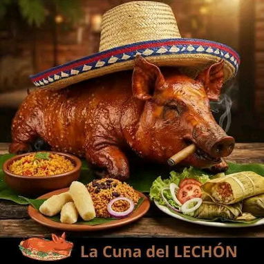 🐷🔥 ¡El Auténtico Cerdo Asado Criollo con guardiciones para tu Fiesta! Sin Cocinar ni Preocuparte (La Habana) - 2/3