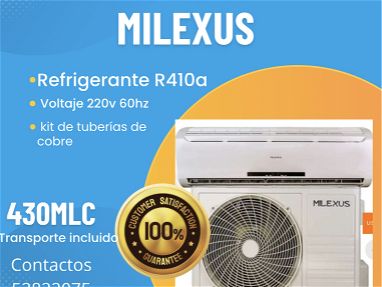 Split Milexus de 1t Nuevo con Garantía 420mlc, USD o euros mensajería incluida en La Habana - Img main-image