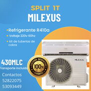 Split Milexus de 1t Nuevo con Garantía 420mlc, USD o euros mensajería incluida en La Habana - Img 45417708