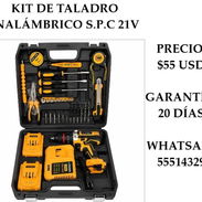 KIT DE TALADRO INALÁMBRICO S.P.C 21V, ENTREGA DE FACTURA, VARIEDAD DE ARTÍCULOS DE FERRETERÍA - Img 56142762