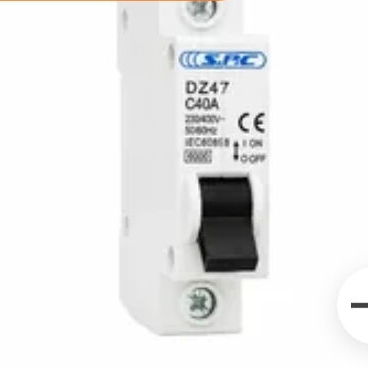 Breaker / Interruptor termomagnético de 32 A / Tripolar de 100 A / Unipolar de 40 A - 3/3