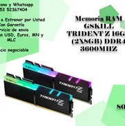 Memoria RAM GSKILL TRIDENT Z 16GB (2X8GB) DDR4 3600MHZ - Img 48373036
