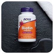 Biotina 5000mcg (NOW Foods · 120 cápsulas) - Img 57370885