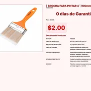 Solución de pintura con esta Brocha para pintar 4'' de 101 mm de ancho VPT#-0054 - Img 55425149
