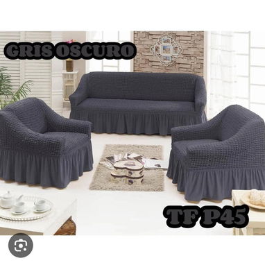 🛋️👌Forros de Muebles 3-1-1 con vuelos - 10/10