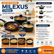 🍳 SET DE OLLAS PARA INDUCCIÓN MILEXUS – 5 PIEZAS  ✨ - Img 56925545
