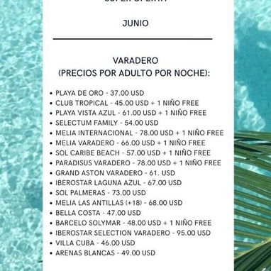 OFERTA DE HOTELES EN VARADERO 🌞🌊 - Img 120565586