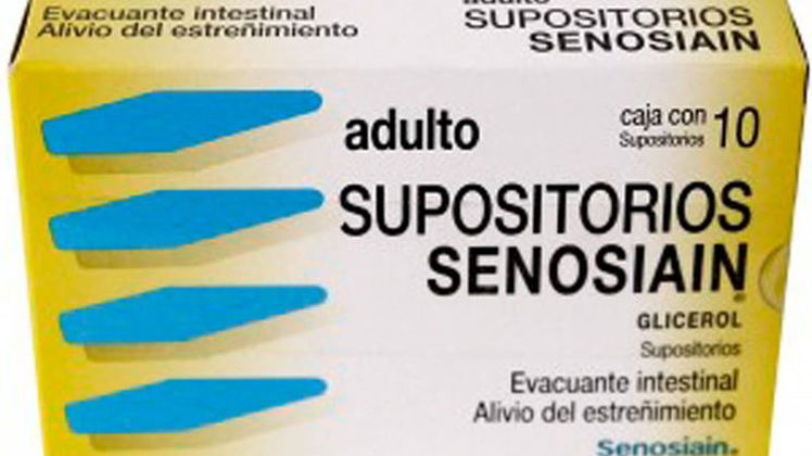 Precio Senosian adulto con 10 supositorios