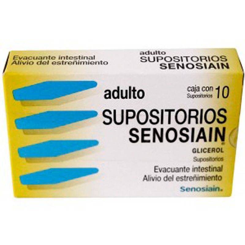 Senosiain Adulto Glicerol 10 supositorios