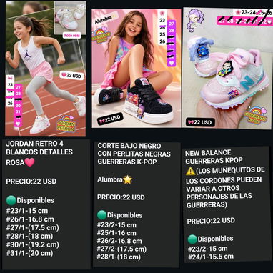 Tenis de niñas - 3/9