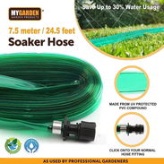 Manguera de riego nueva. Soaker hose 7.5 metros. Fácil de almacenar y perfecta para el jardín. - Img 51814648
