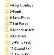GRAN PACK DE RECURSOS PARA EDITORES DE VIDEO. MÁS DE 50Gb ORGANIZADOS POR CATEGORÍA. VER FOTO. - Img 49904282