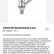 Llave de lavamanos - Img 58087308