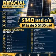 Panel solar bifacial 620w nuevo - Img 58400940
