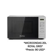 *MICROONDAS 20L ROYAL GRIS* *Precio: 90 USD* Garantia: 30 días  58296067 - Img 55538101
