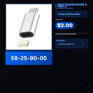 ADAPTADOR IPHONE A TIPO-C VPT -0004 - Img 57888226