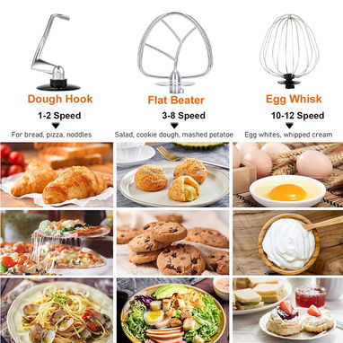 New Heavy Duty 10L Stainless Steel Electric Stand Mixer High Quality Pizza French Bread Dough Cake Baking Kitchen Use CB - Img 126782051