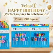 Velas Happy birthday - Img 56839292