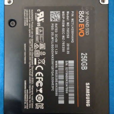 🔥OFERTA🔥 SSD 250GB SAMSUNG EVO 860 - DE USO FUNCIONANDO OK EN 37 USD O AL CAMBIO - 2/3