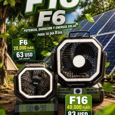 Ventiladores recargable - 6/10